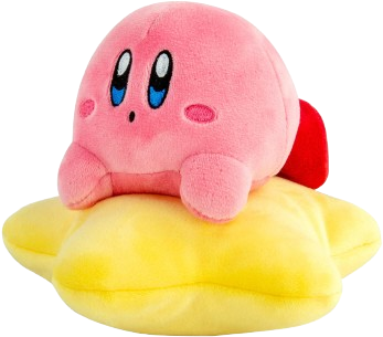 kirby on a star